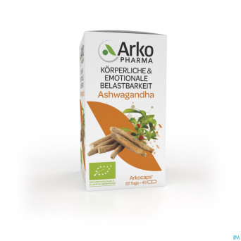 Arkogelules ashwagandha bio caps 45