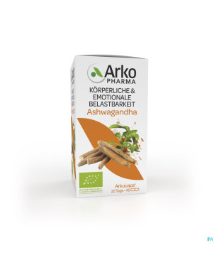 Arkogelules ashwagandha bio caps 45