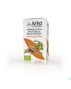 Arkogelules ashwagandha bio caps 45