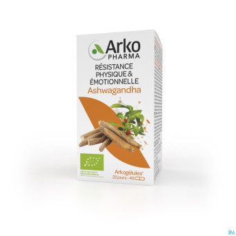 Arkogelules ashwagandha bio caps 45