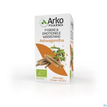 Arkogelules ashwagandha bio caps 45