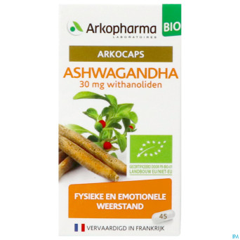 Arkogelules ashwagandha bio caps 45