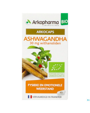 Arkogelules ashwagandha bio caps 45