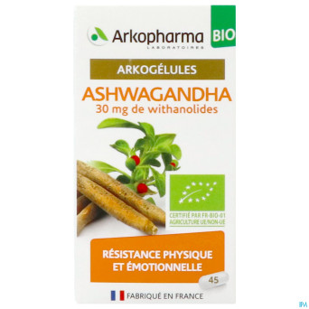 Arkogelules ashwagandha bio caps 45