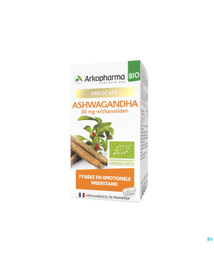 Arkogelules ashwagandha bio caps 45