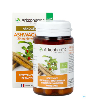 Arkogelules ashwagandha bio caps 45
