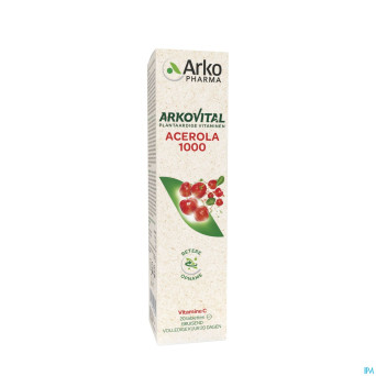 Arkovital acerola 1000 effervescent vit c  comp 20