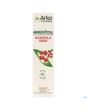 Arkovital acerola 1000 effervescent vit c  comp 20