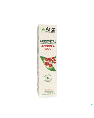 Arkovital acerola 1000 effervescent vit c  comp 20