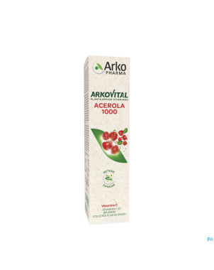 Arkovital acerola 1000 effervescent vit c  comp 20
