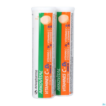 Arkovital acerola 1000 vit c + d3 eff.    comp 20