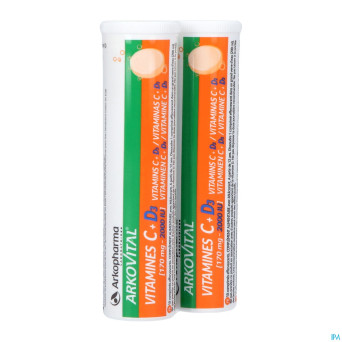 Arkovital acerola 1000 vit c + d3 eff.    comp 20