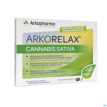 Arkorelax stress control cannabis sativa comp 30