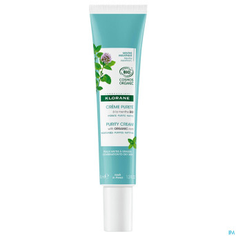 Klorane visage menthe aquatique creme purete  40ml