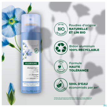 Klorane capil. sh sec lin bio spray    150ml