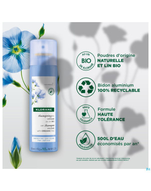 Klorane capil. sh sec lin bio spray    150ml