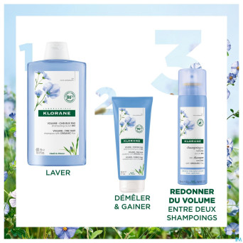 Klorane capil. sh sec lin bio spray    150ml