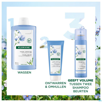 Klorane capil. sh sec lin bio spray    150ml