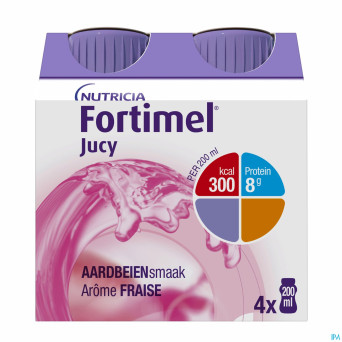 Fortimel jucy fraise 4x200ml 155629