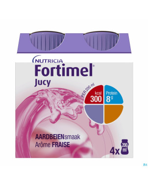 Fortimel jucy fraise 4x200ml 155629