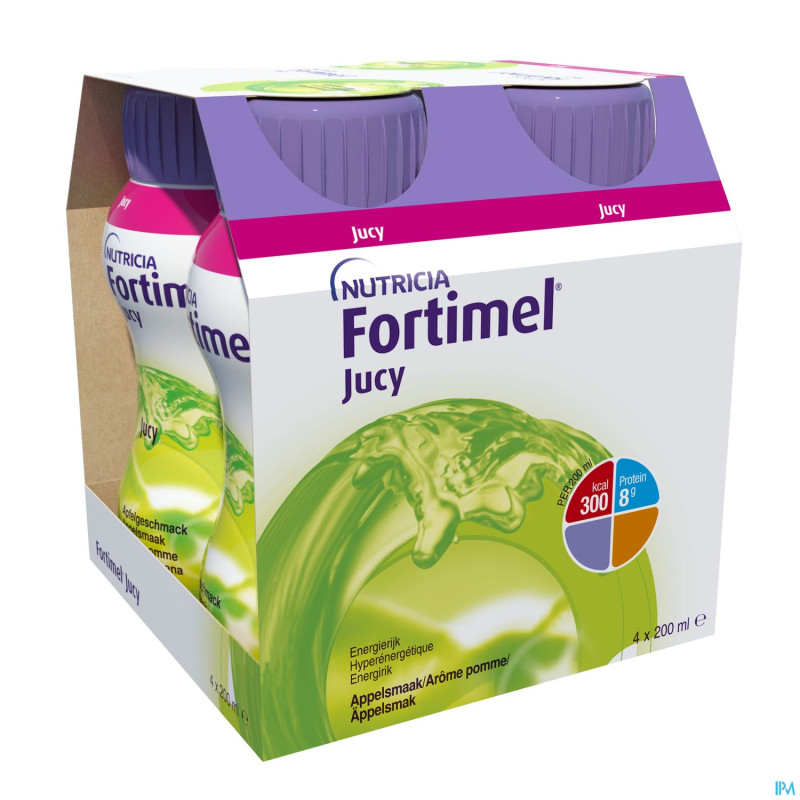 Fortimel jucy pomme 4x200ml 155546