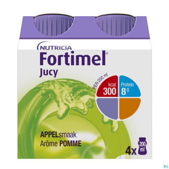 Fortimel jucy pomme 4x200ml 155546