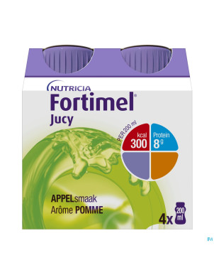 Fortimel jucy pomme 4x200ml 155546