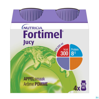 Fortimel jucy pomme 4x200ml 155546