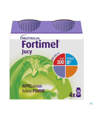 Fortimel jucy pomme 4x200ml 155546