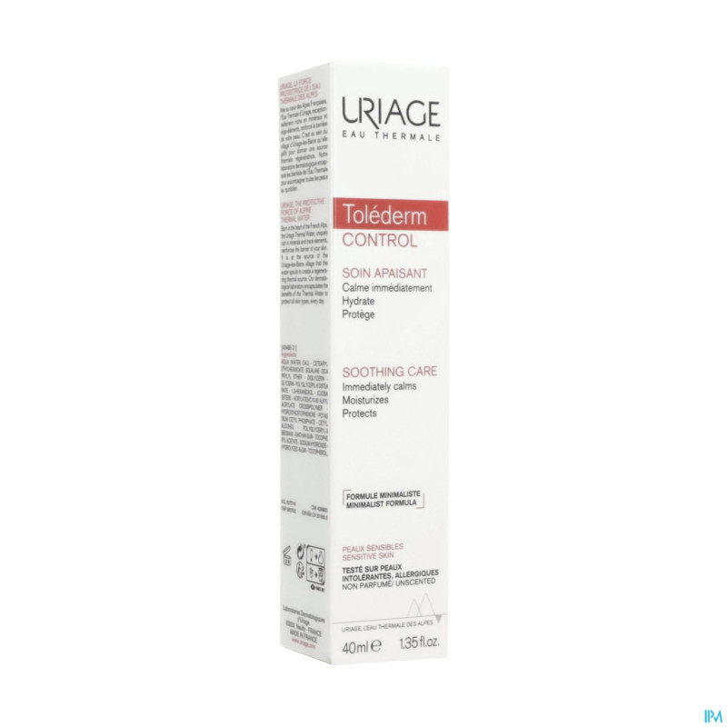 Uriage tolederm soin frais apaisant    40ml