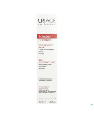 Uriage tolederm soin riche apaisant    40ml