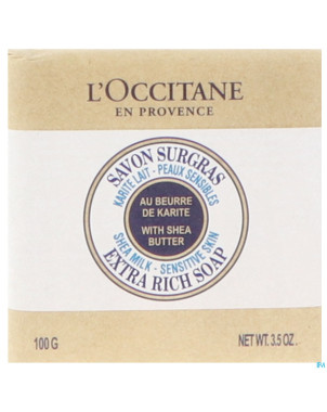 L'occitane savon karite lait 100g