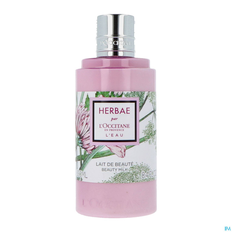 L'occitane herbae lait beaute eau 250ml