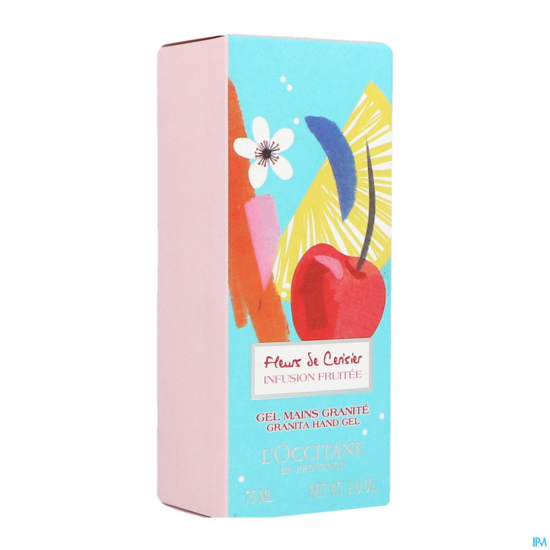 L'occitane gel mains granite infusion fruitee 75ml