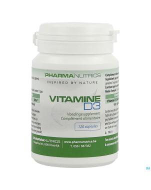 Vit d3 caps 120    pharmanutrics