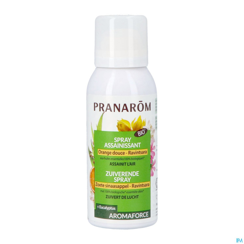 Pranarom aromaforce spray assainis orange bio 75ml