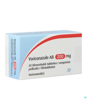 Voriconazole ab 200mg comp pell  30