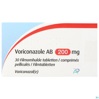 Voriconazole ab 200mg comp pell  30