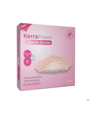 Kerrafoam gentle border 7,5x7,5cm 10