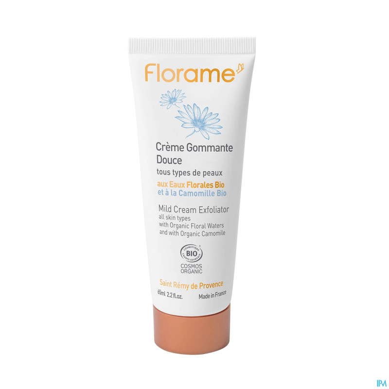 Florame creme gommante douce bio 65ml