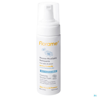Florame mousse micellaire nettoyante bio 150ml
