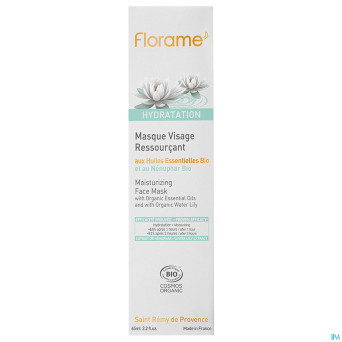 Florame hydra masque visage ressourcant bio 65ml