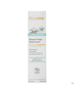Florame hydra masque visage ressourcant bio 65ml
