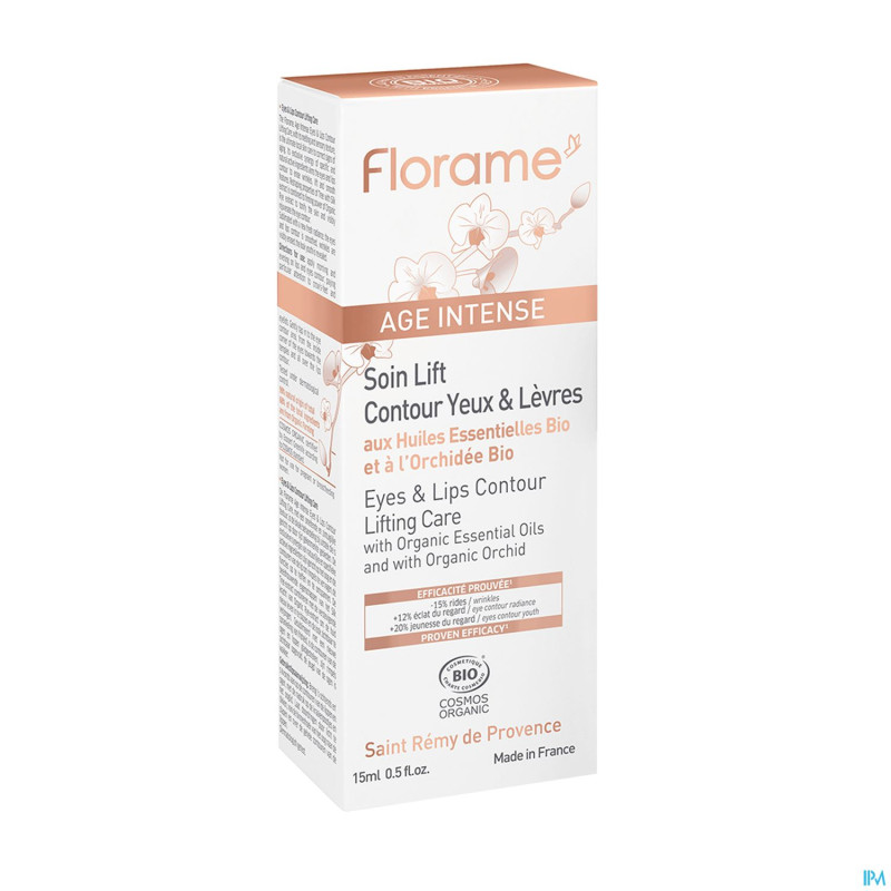 Florame age soin lift contour yeux levres bio 15ml