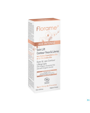 Florame age soin lift contour yeux levres bio 15ml