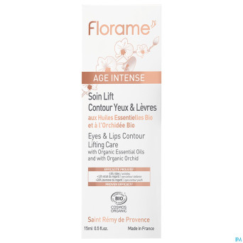 Florame age soin lift contour yeux levres bio 15ml