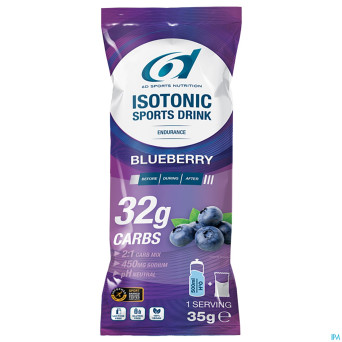 6d isotonic sports drink blueberry pdr sach 14x35g