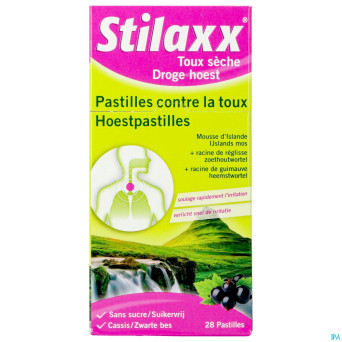 Stilaxx pastilles contre toux seche    28