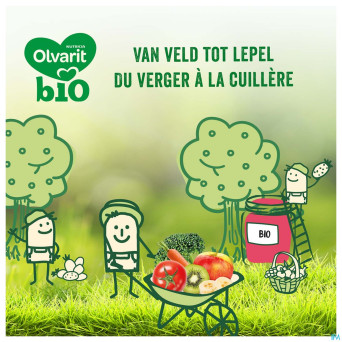 Olvarit bio pomme banane kiwi    6m 2x200g