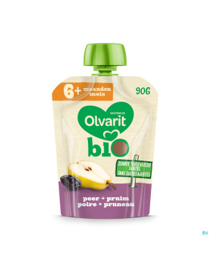 Olvarit bio poire pruneau    6m 90g